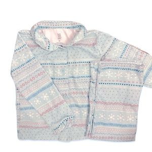 EUC 5T button front pajama set